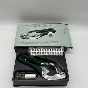 Golf Ball Personalizer Mongrammer Restoration Hardware NEW